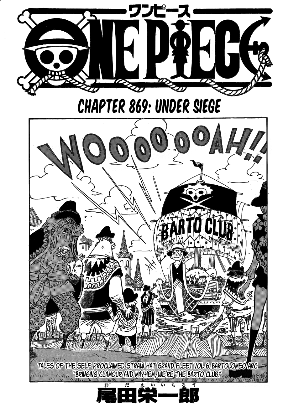 One Piece, Chapter 869 image 01